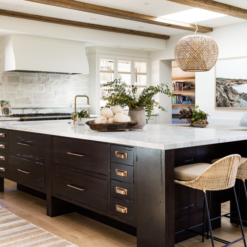 Kitchen Island in Los Gatos by Pure Salt