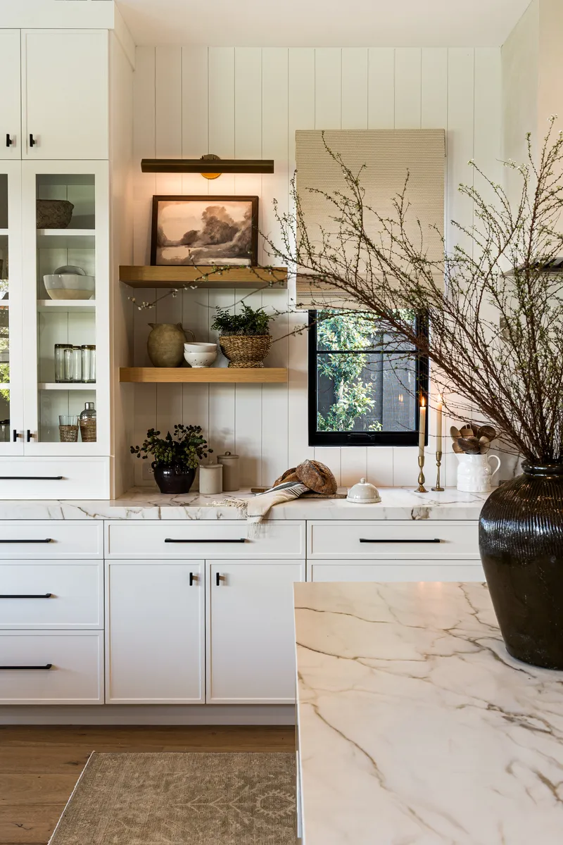Kitchen detail in Newport Harbor