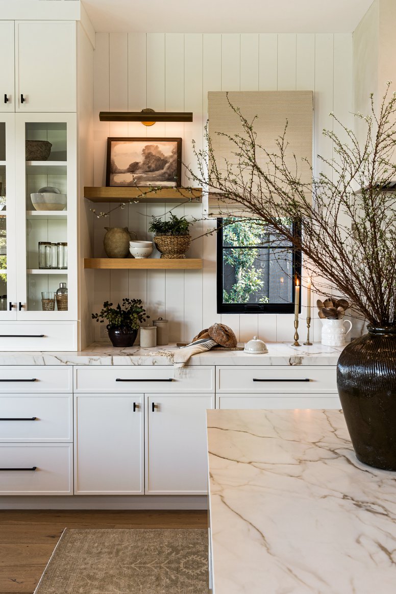 Kitchen detail in Newport Harbor