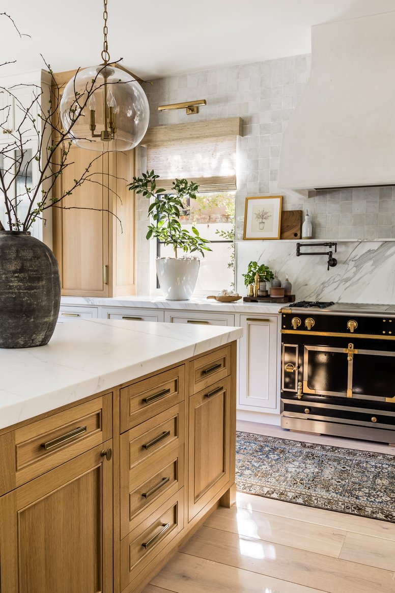 Kitchen island in Shady Canyon by Pure Salt
