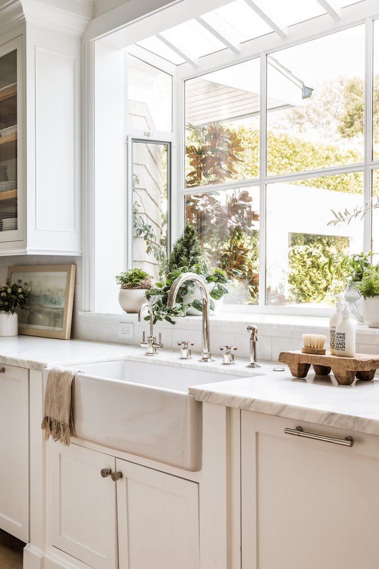 Kitchen window view in West LA