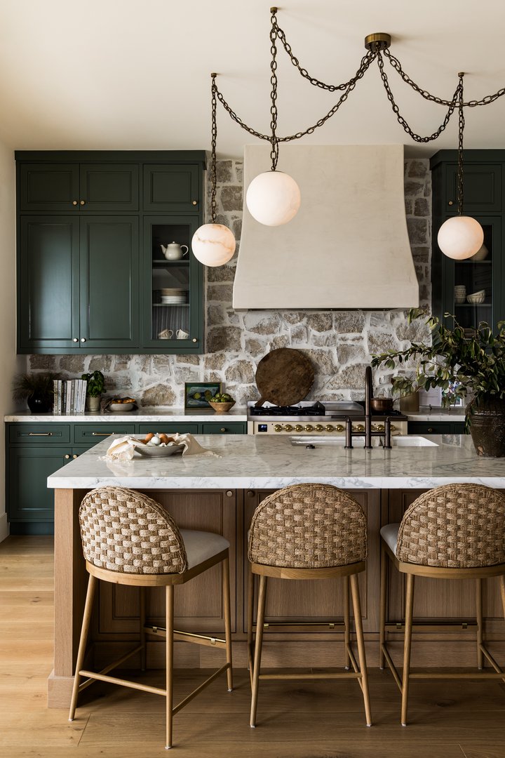 Kitchen seating in Newport Coast by Pure Salt