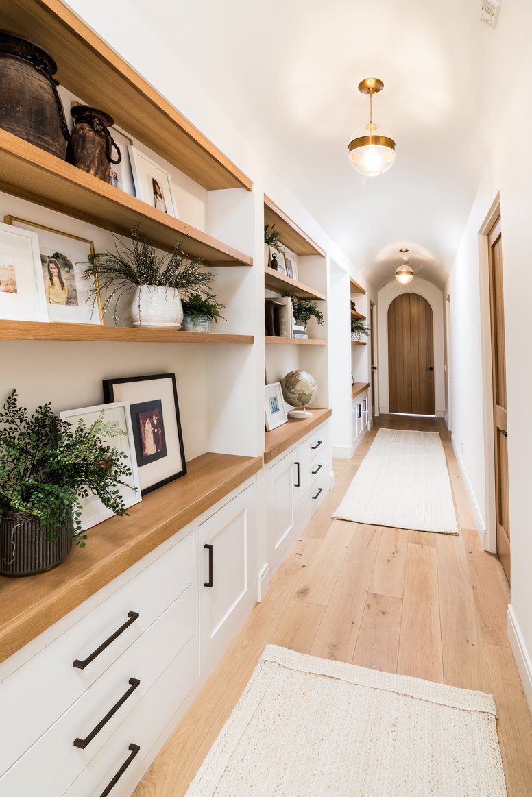 Living Room hallway with storage in Los Gatos