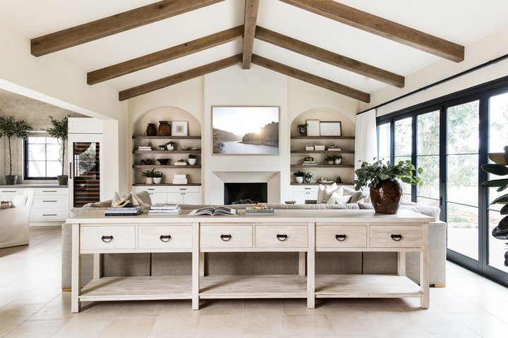 Living Room sofa table in Coastal Canyon by Pure Salt