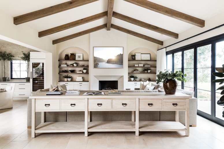 Living Room sofa table in Coastal Canyon by Pure Salt