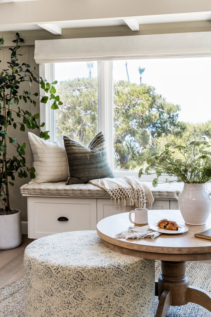 Living Room sitting nook in Laguna Beach by Pure Salt