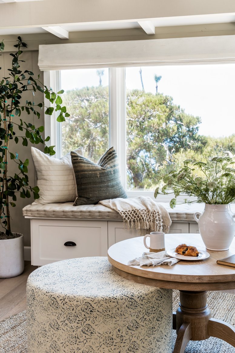 Living Room sitting nook in Laguna Beach by Pure Salt