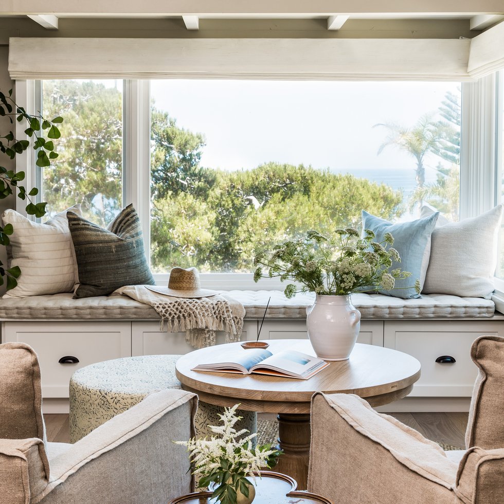 Living Room sitting nook view in Laguna Beach