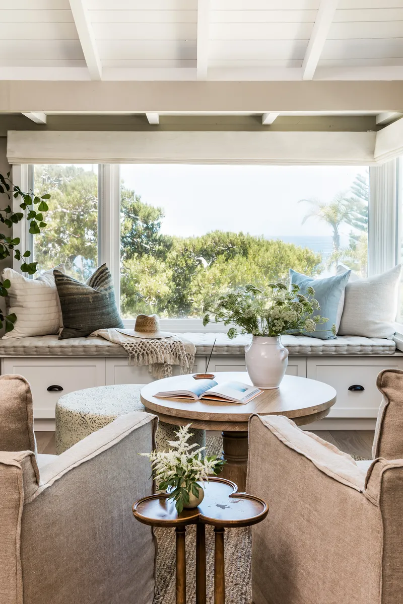 Living Room sitting nook view in Laguna Beach