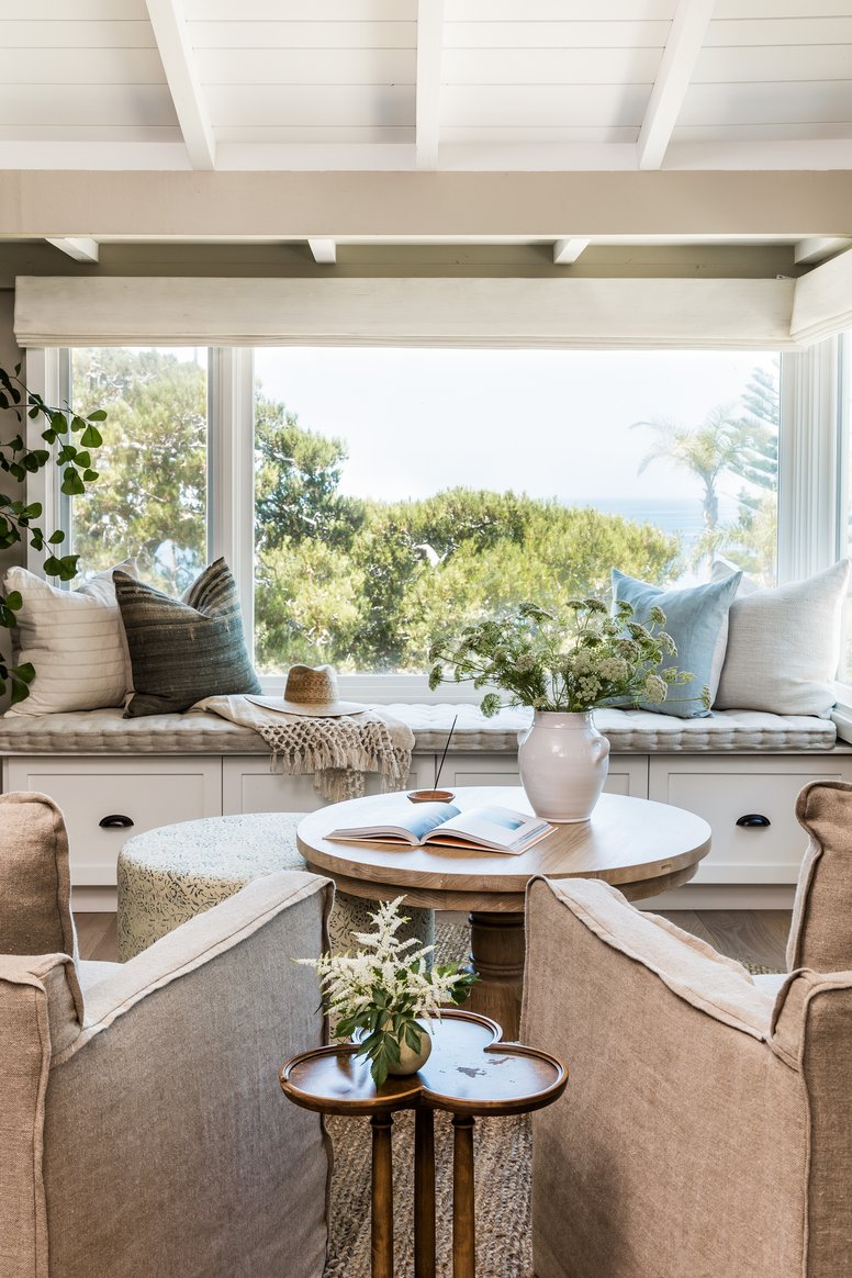 Living Room sitting nook view in Laguna Beach