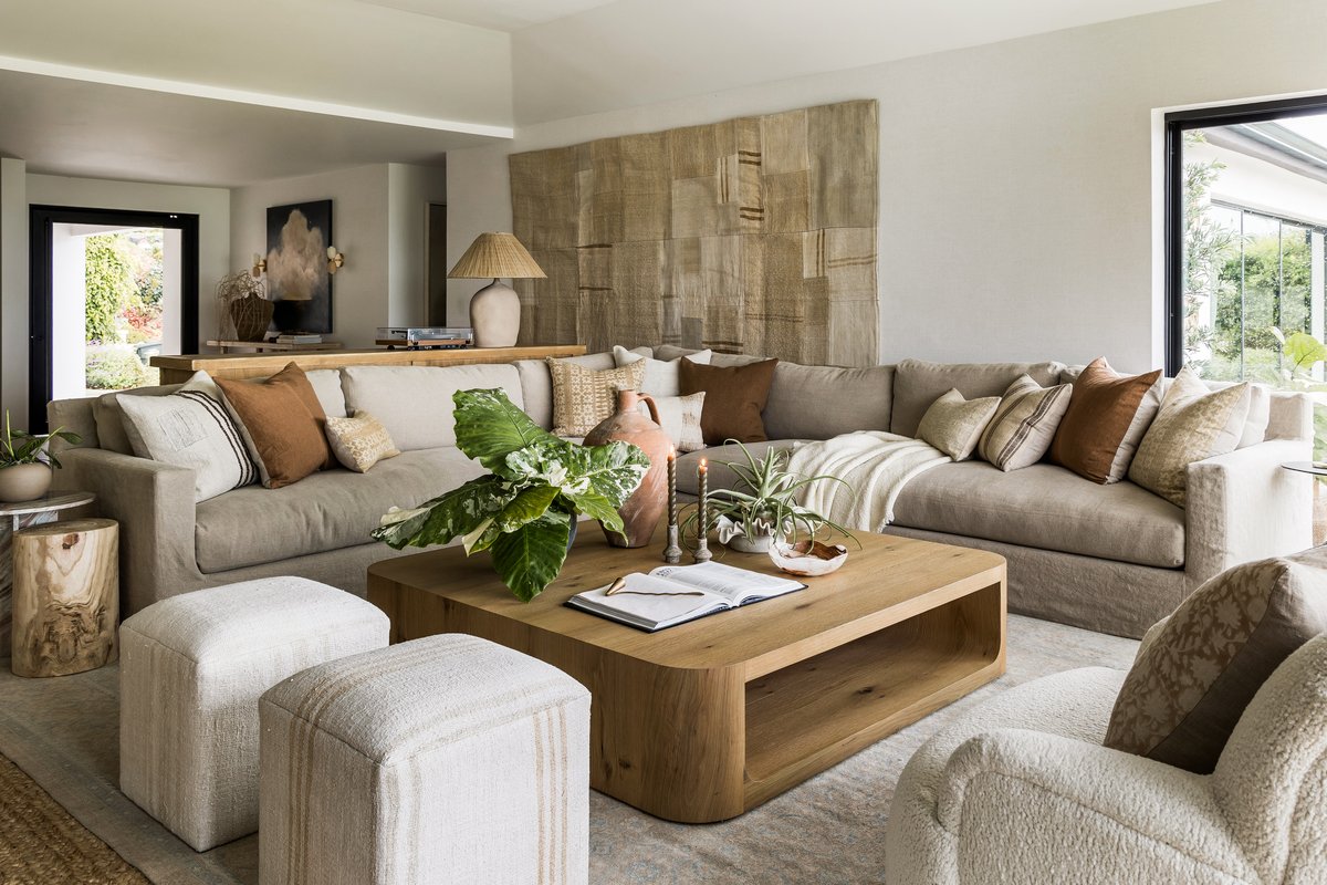 Living room in Malibu