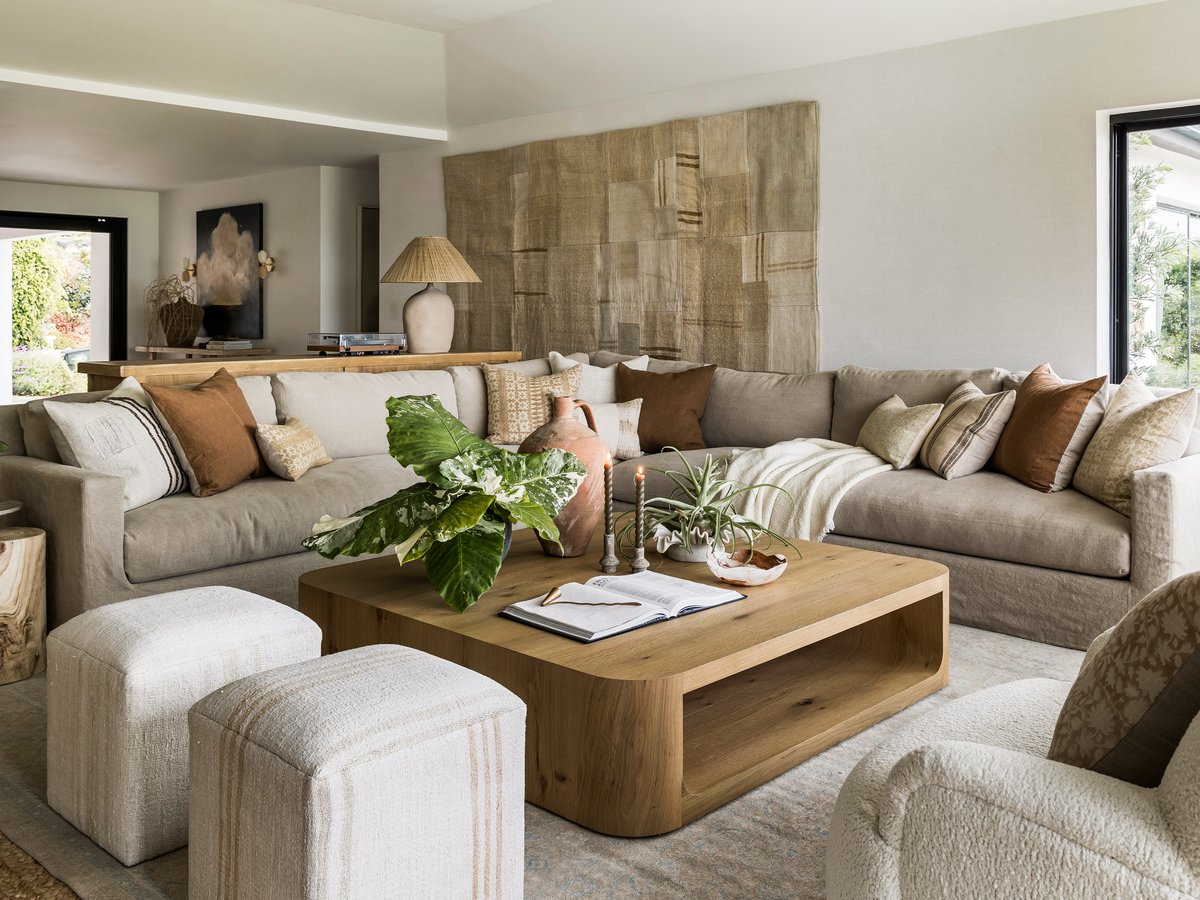 Living room in Malibu