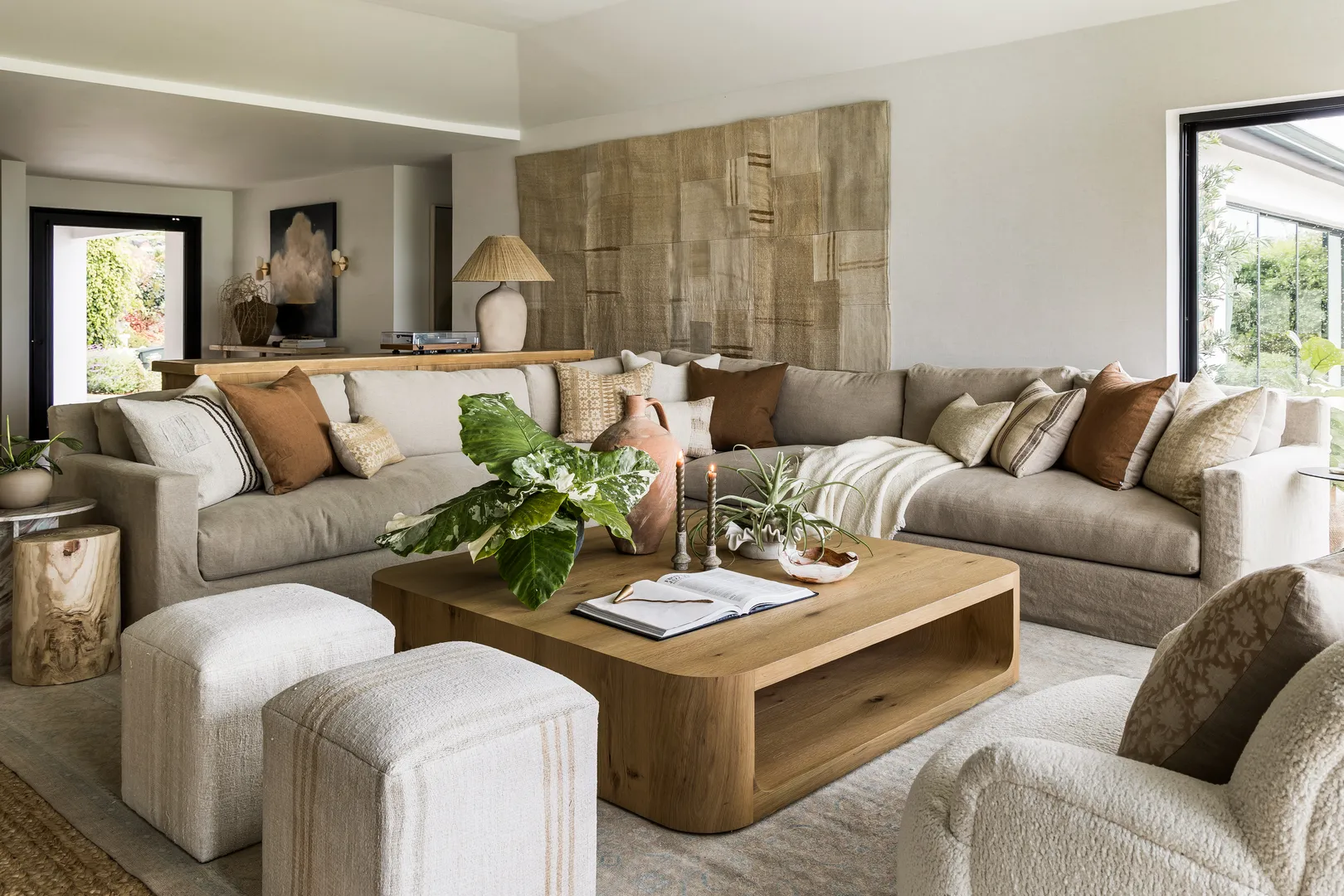 Living room in Malibu