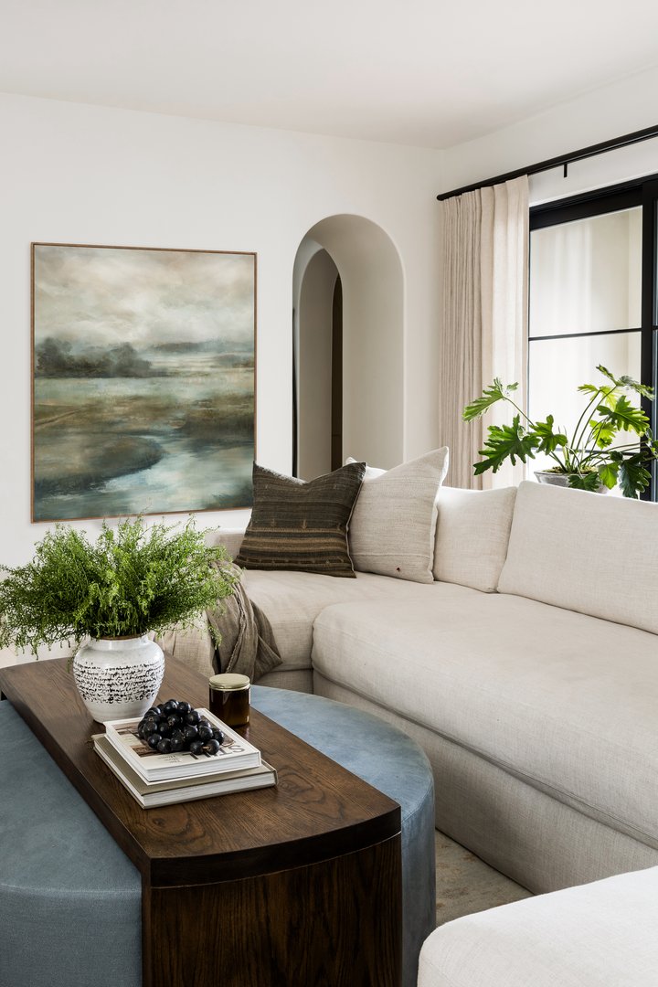 Living room in Shady Canyon by Pure Salt