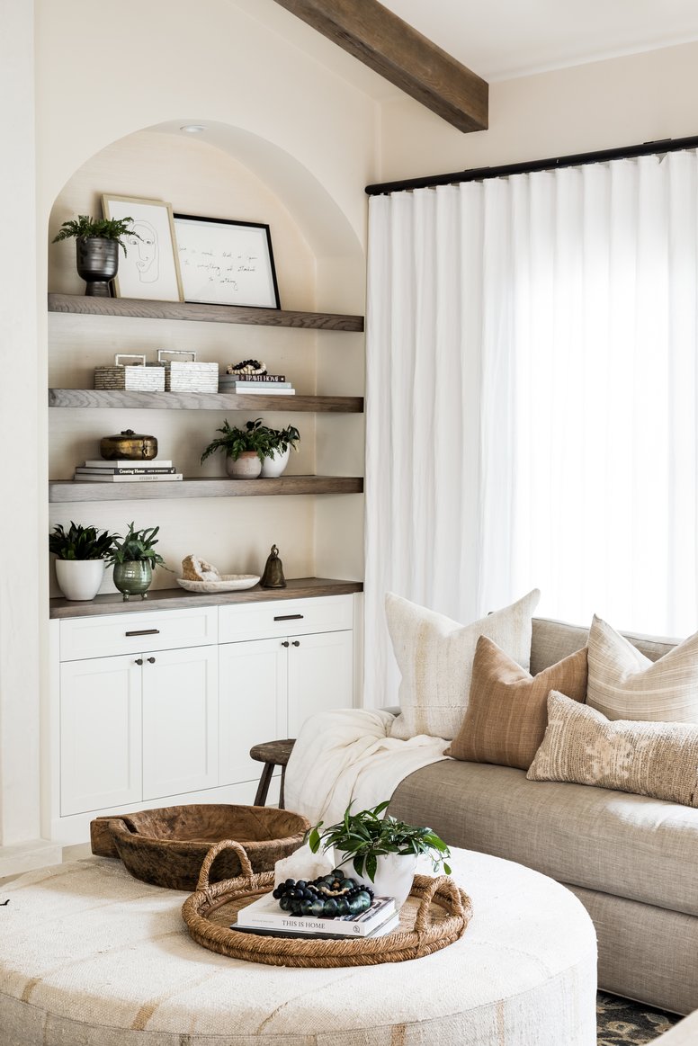 Living Room bookshelf in Coastal Canyon