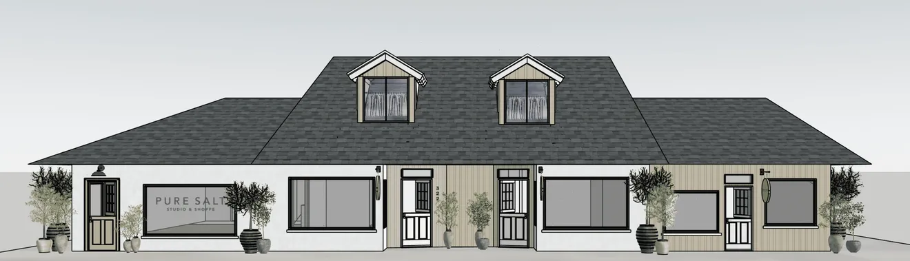 New Showroom Rendering, Newport Beach