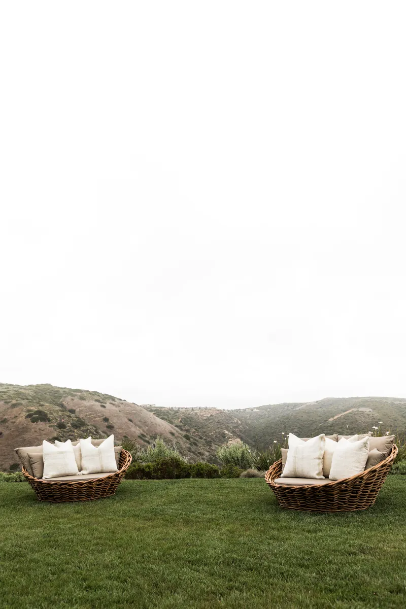 Outdoor seating in Coastal Canyon