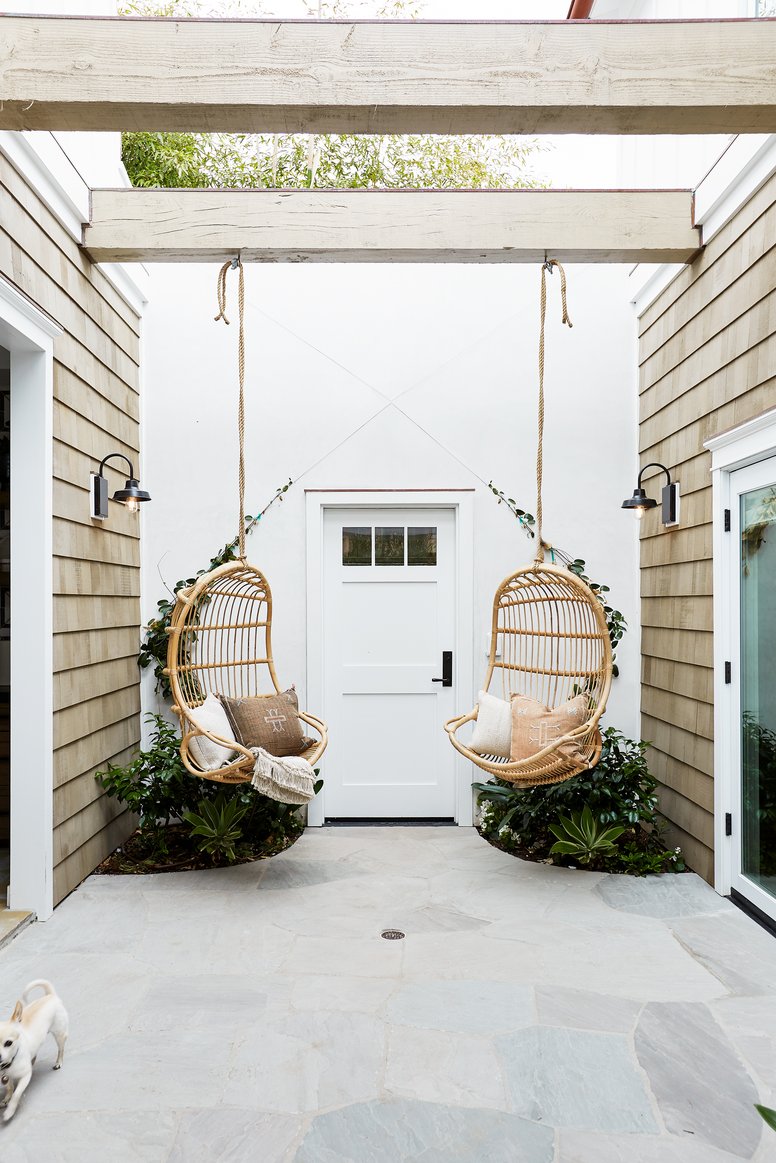 Outdoor seating in Three Arch Bay by Pure Salt