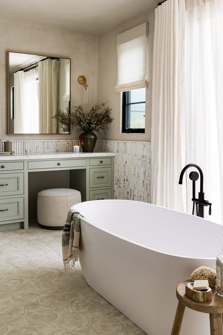 Primary Suite bathroom in Newport Coast by Pure Salt