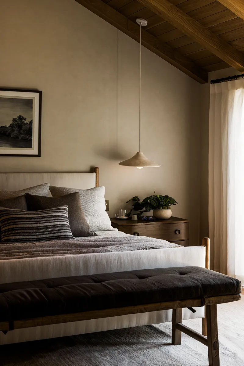 Primary Suite bedroom in California Ranch