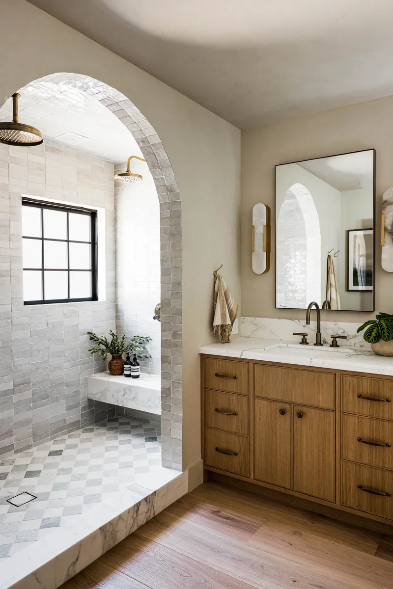 Primary Suite bathroom in California Ranch by Pure Salt
