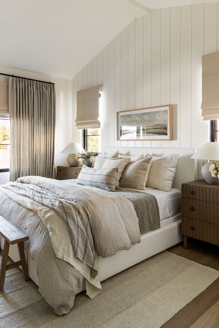 Primary Suite bedroom in Newport Harbor