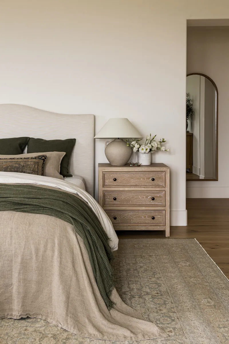 Primary Suite Bed in Newport Coast by Pure Salt