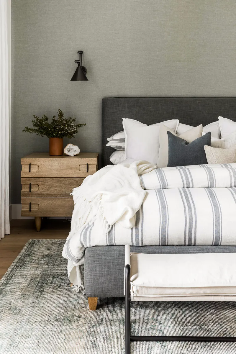 Primary Suite bedroom in North Tustin by Pure Salt