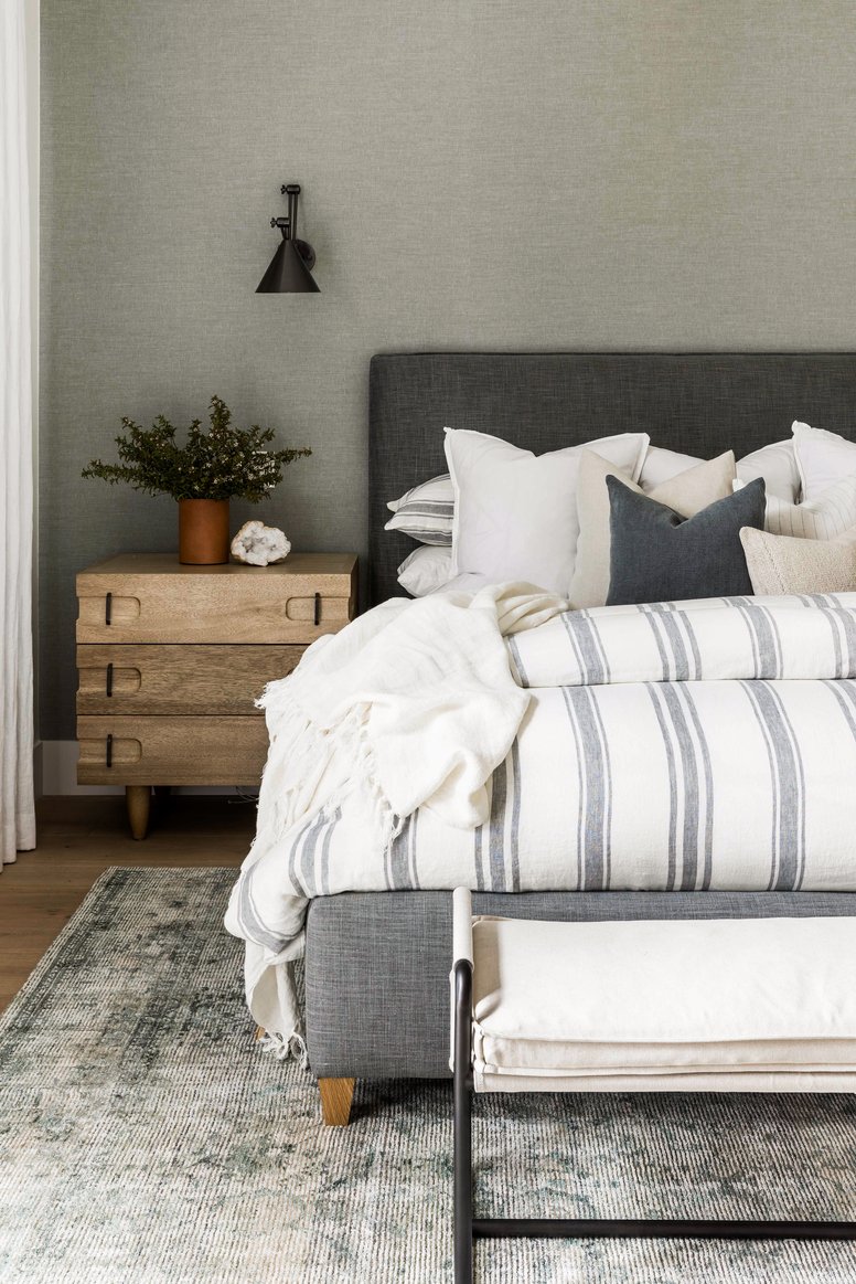 Primary Suite bedroom in North Tustin by Pure Salt