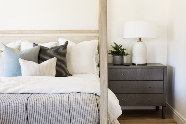 Primary Suite bedroom in Los Gatos by Pure Salt