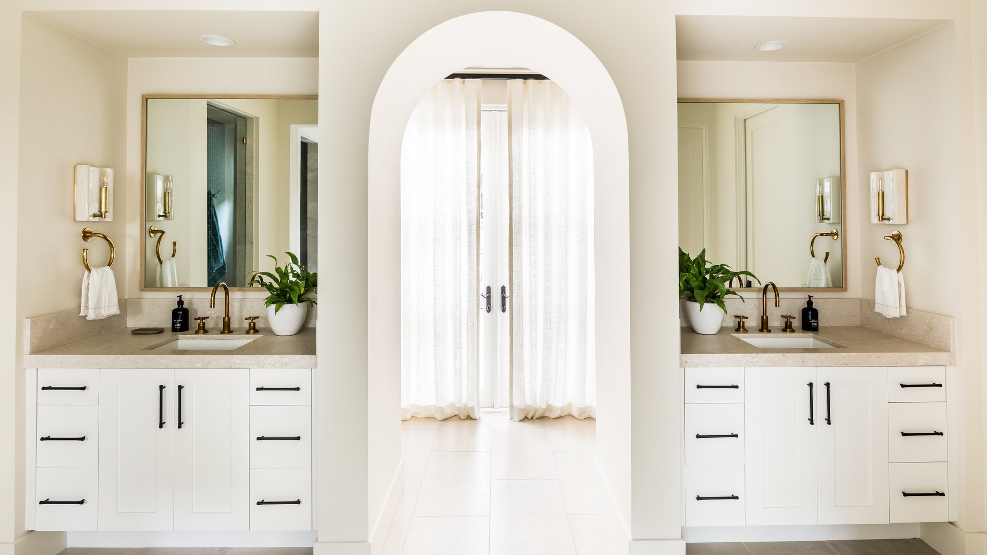 Primary Suite vanity in Coastal Canyon by Pure Salt