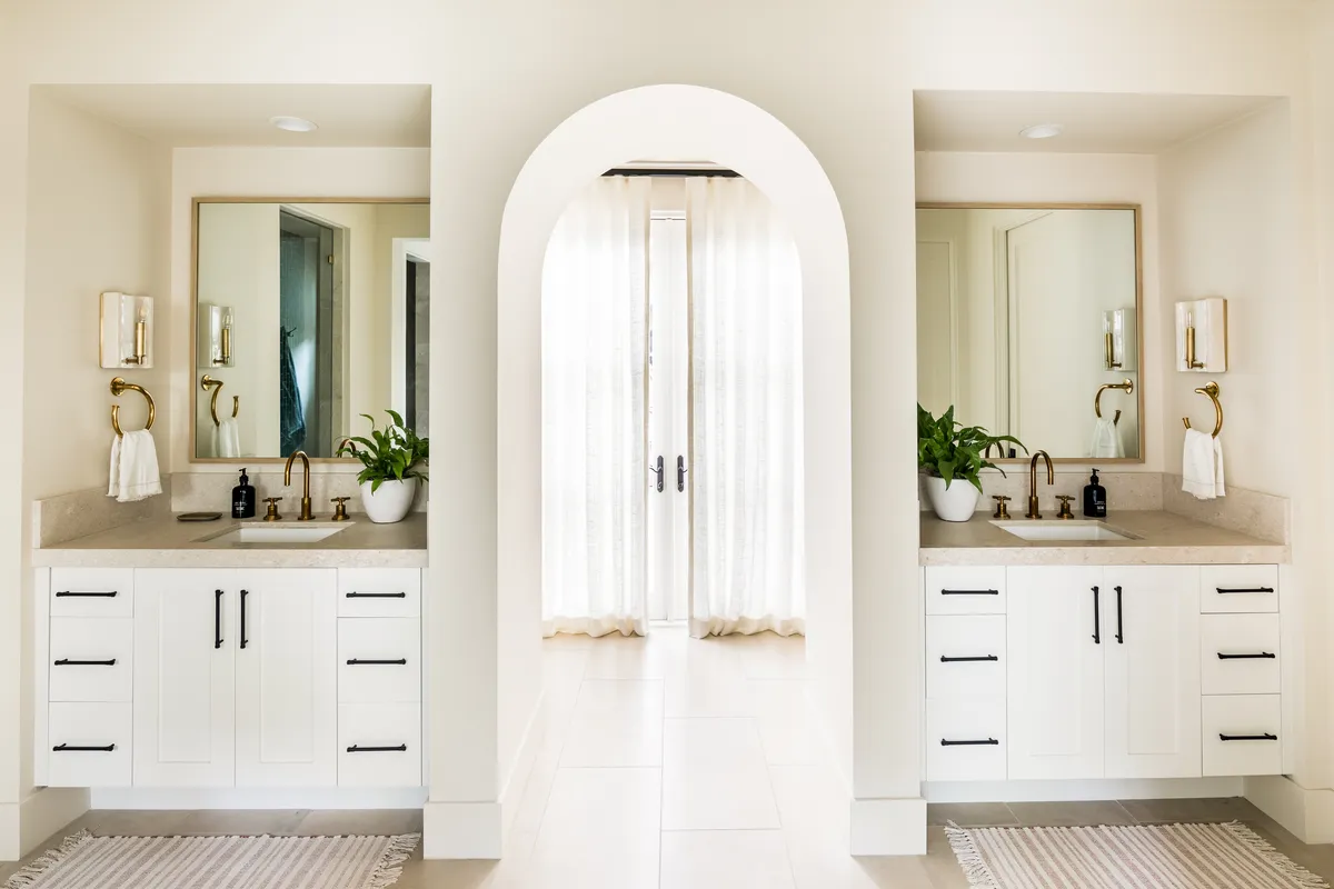 Primary Suite vanity in Coastal Canyon by Pure Salt