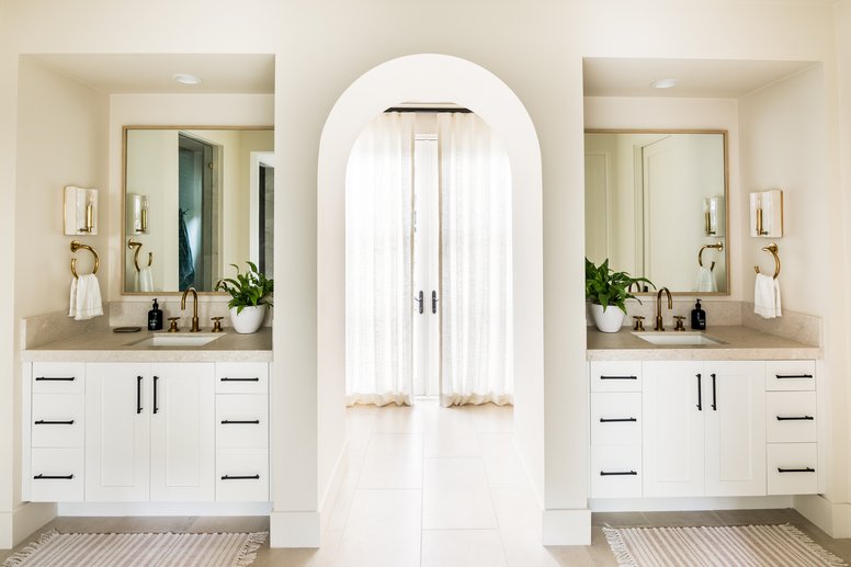 Primary Suite vanity in Coastal Canyon by Pure Salt