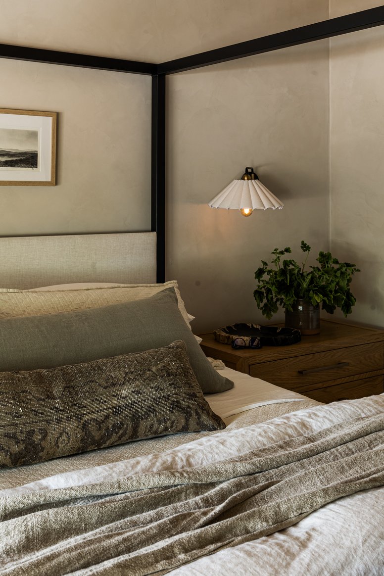 Primary Suite bedroom lighting in Emerald Bay