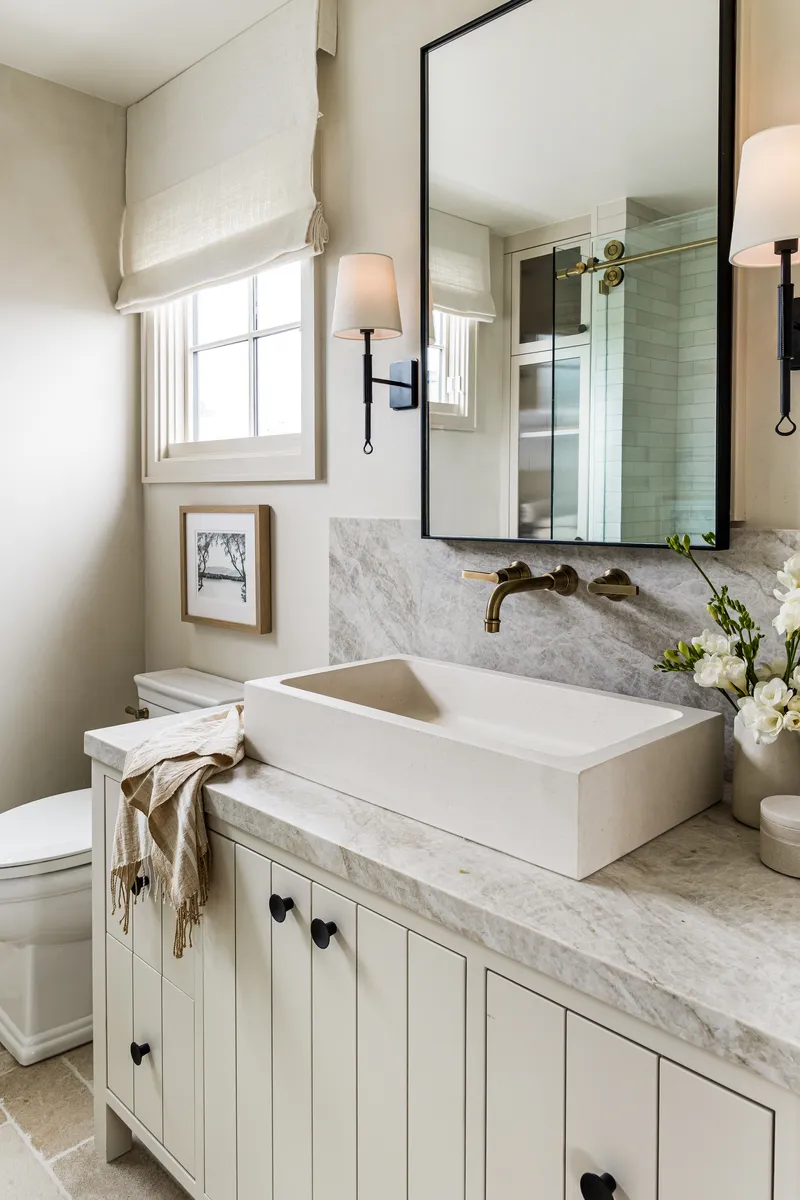 Primary Suite main bathroom sink in Emerald Bay by Pure Salt