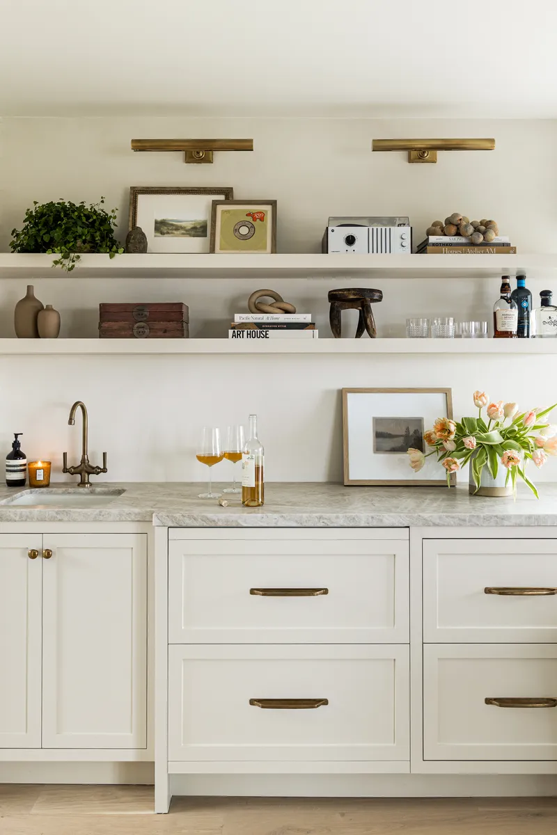 Primary Suite wet bar in Emerald Bay by Pure Salt