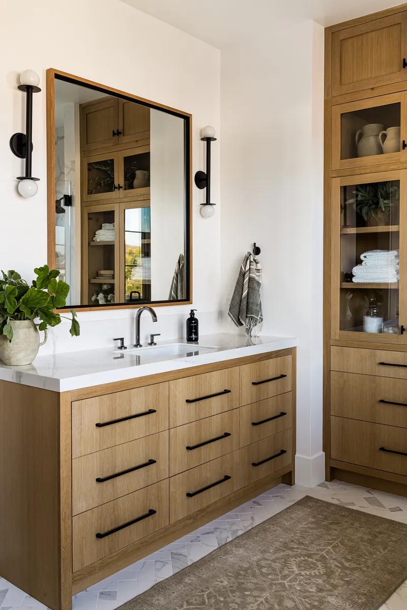Primary Suite Bathroom in Newport Harbor