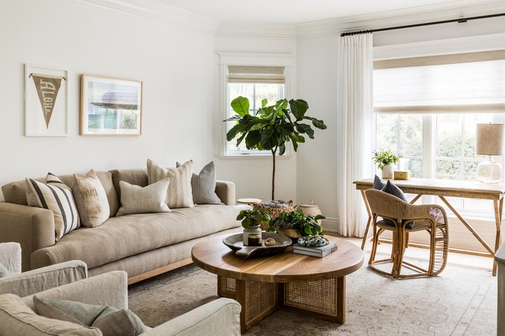 Zen den family room in West LA