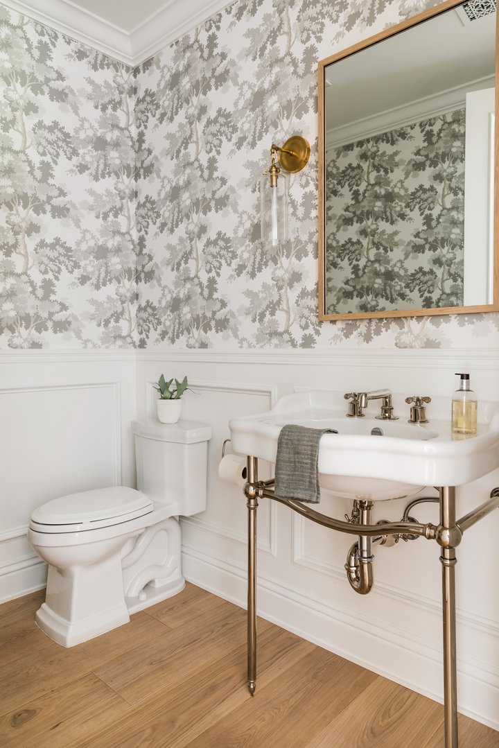 Zen den powder room in West LA by Pure Salt